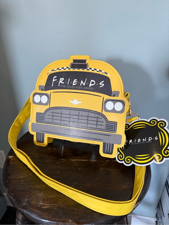 FRIENDS Handbags - FRIENDS Yellow Taxi Crossbody Bag